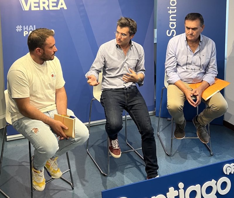 Borja Verea anunciou en #SoñarSantiago que creará un Área de Familia con políticas de conciliación que dependerá directamente da Alcaldía
